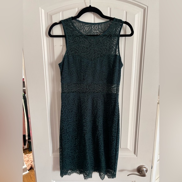 Express Sheer Lace Dress - Picture 2 of 5